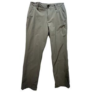 Urban Frontier Mens Straight Chino Pants Size 34 Khaki Pockets Flat Front Casual